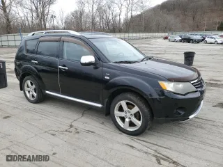 2009 Mitsubishi Outlander XLS with VIN JA4MT41X19Z012382, listed as a Copart auction lot 58723154 with 110,509 mi miles and Salvage Title. Bid and sale history available at carsss.com. Image 4.