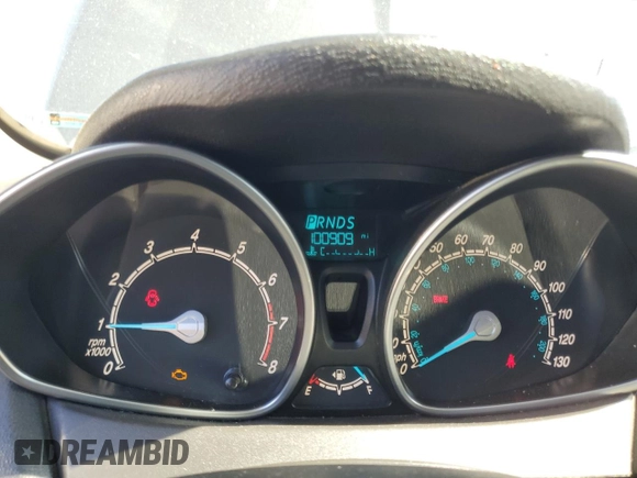 2017 Ford Fiesta SE with VIN 3FADP4BJ8HM116037, listed as a Copart auction lot 46684015 with 100,909 mi miles and Salvage Title. Bid and sale history available at DreamBid. Image 9.