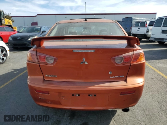 2009 Mitsubishi Lancer GTS with VIN JA3AU86W19U026176, listed as a Copart auction lot 75438734 with 95,565 mi miles and Clean Title. Bid and sale history available at carsss.com. Image 6.