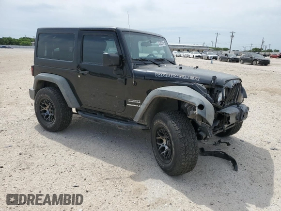 2015 Jeep Wrangler Sport with VIN 1C4AJWAG3FL723090, listed as a Copart auction lot 53325235 with 96,306 mi miles and Salvage title. Bid and sale history available at DreamBid. Image 4.