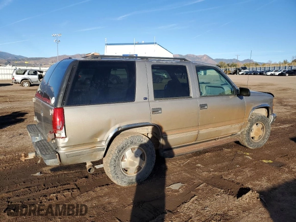 1999 GMC Yukon with VIN 1GKEK13R9XJ718428, listed as a Copart auction lot 78953994 with 0 mi miles and Clean Title. Bid and sale history available at carsss.com. Image 3.