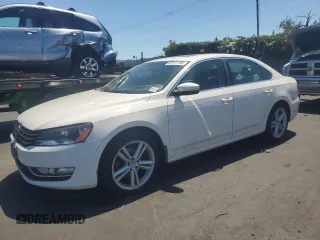 2014 Volkswagen Passat SEL Premium with VIN 1VWCM7A38EC038968, listed as a Copart auction lot 65131735 with 144,566 mi miles and Clean title. Bid and sale history available at DreamBid. Image 1.