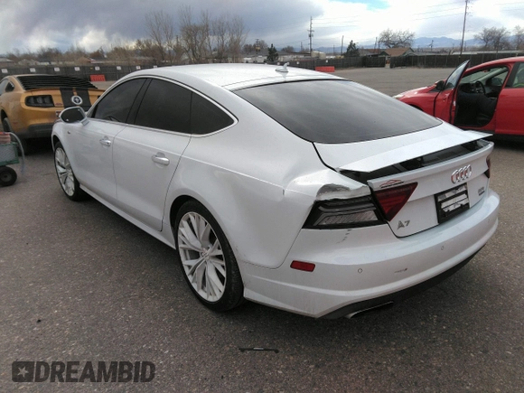 2016 Audi A7 3.0 Premium Plus with VIN WAUWGAFC6GN144188, listed as a IAAI auction lot 41824927 with 128,379 mi miles. Bid and sale history available at carsss.com. Image 3.