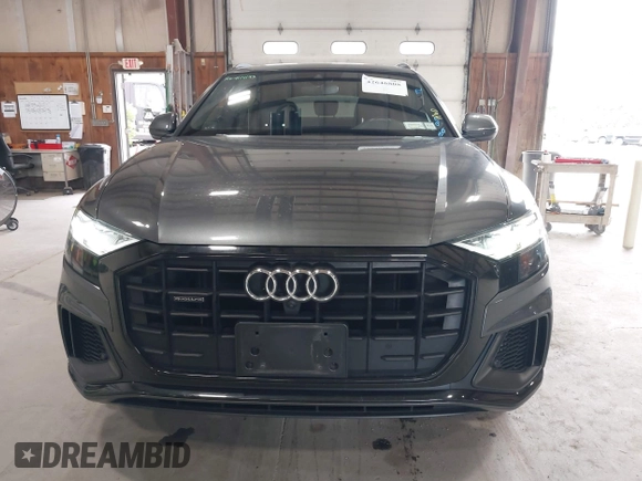 2020 Audi Q8 Premium Plus with VIN WA1EVAF14LD015881, listed as a IAAI auction lot 42646808 with 46,136 mi miles and . Bid and sale history available at DreamBid. Image 12.
