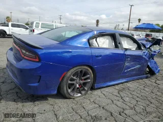 2022 Dodge Charger Scat Pack with VIN 2C3CDXGJ3NH136025, listed as a Copart auction lot 51093505 with 0 mi miles and Clean Title. Bid and sale history available at carsss.com. Image 3.