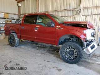 2018 Ford F-150 XL with VIN 1FTEW1E50JKD58719, listed as a Copart auction lot 59637045 with 80,914 mi miles and Salvage title. Bid and sale history available at DreamBid. Image 4.