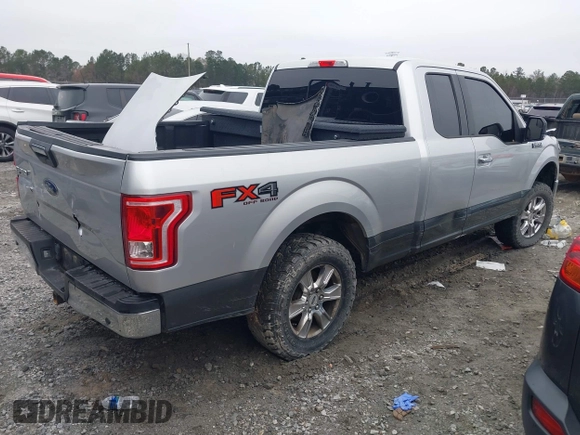 2017 Ford F-150 XL with VIN 1FTFX1EF8HFA39209, listed as a IAAI auction lot 41168440 with 111,704 mi miles. Bid and sale history available at carsss.com. Image 4.