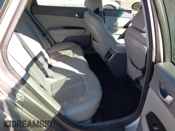 2016 Kia Optima EX with VIN 5XXGU4L3XGG052034, listed as a IAAI auction lot 41506088 with 87,509 mi miles and . Bid and sale history available at DreamBid. Image 8.