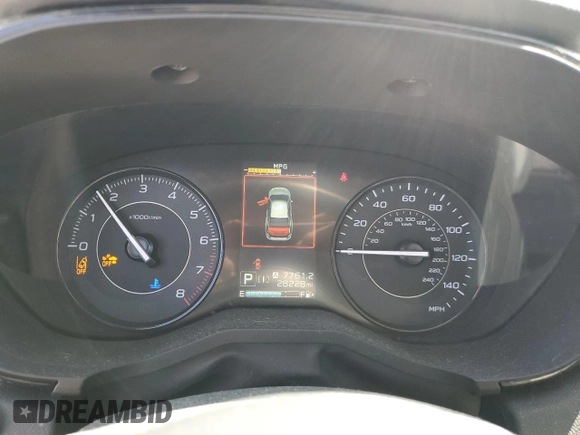 2022 Subaru Impreza Premium with VIN 4S3GKAD65N3605828, listed as a Copart auction lot 56519035 with 28,228 mi miles and Salvage title. Bid and sale history available at DreamBid. Image 9.
