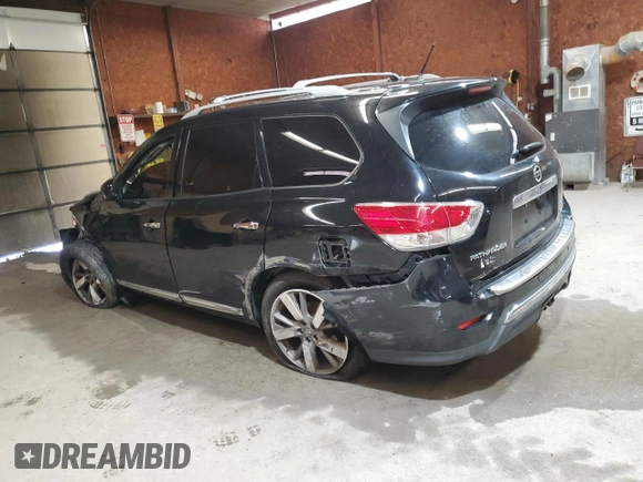 2014 Nissan Pathfinder Platinum z VIN 5N1AR2MMXEC709734, wystawiony jako Copart lot #58341565 z przebiegiem 172 455 mil mil oraz Szkoda całkowita • Salvage title. Historia ofert i sprzedaży dostępna na DreamBid. Obrazek 2.