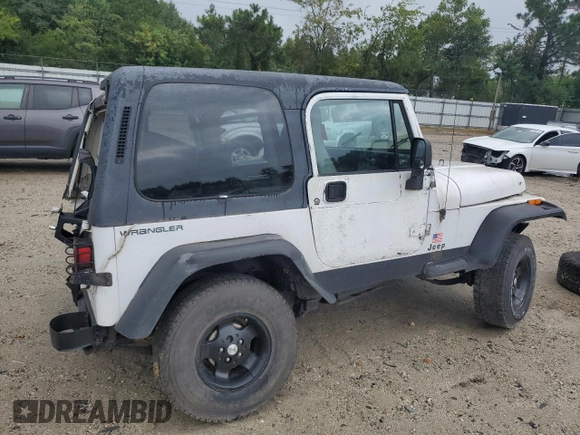 1995 Jeep Wrangler S with VIN 1J4FY19P3SP252810, listed as a Copart auction lot 71873444 with 0 mi miles and Salvage Title. Bid and sale history available at carsss.com. Image 3.