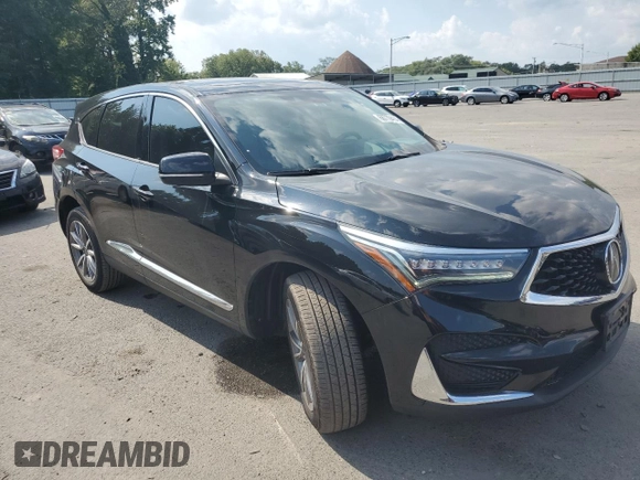 2020 Acura RDX w/Technology Pkg with VIN 5J8TC2H50LL010984, listed as a Copart auction lot 68770414 with 45,805 mi miles and Salvage Title. Bid and sale history available at carsss.com. Image 4.