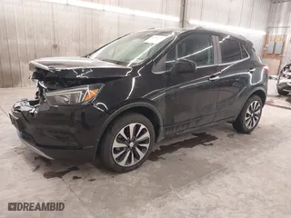 2021 Buick Encore Preferred with VIN KL4CJESB9MB342296, listed as a IAAI auction lot 41011773 with 15,440 mi miles. Bid and sale history available at carsss.com. Image 18.