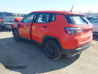 2018 Jeep Compass Sport with VIN 3C4NJCAB2JT169736, listed as a IAAI auction lot 41794046 with 86,998 mi miles. Bid and sale history available at carsss.com. Image 3.