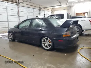 2005 Mitsubishi Lancer Evolution VIII with VIN JA3AH86D45U023317, listed as a Copart auction lot 78750514 with 232,987 mi miles and Salvage Title. Bid and sale history available at carsss.com. Image 2.