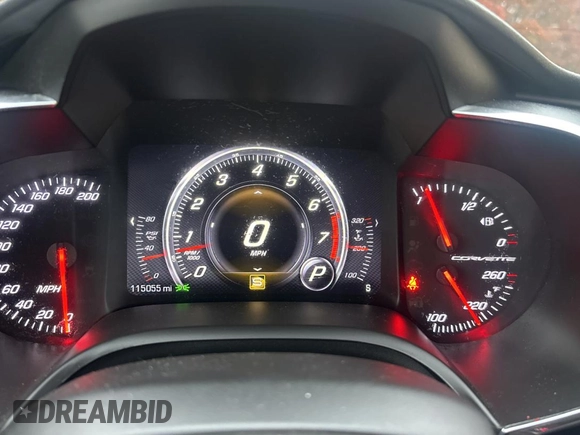 2015 Chevrolet Corvette 1LT with VIN 1G1YB2D78F5108483, listed as a Copart auction lot 78736744 with 115,055 mi miles and Clean Title. Bid and sale history available at carsss.com. Image 8.