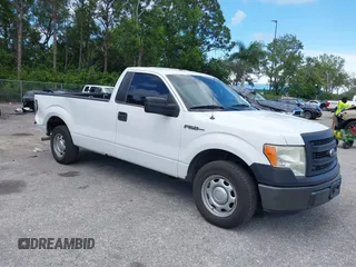2013 Ford F-150 XL with VIN 1FTMF1CM7DKF27550, listed as a IAAI auction lot 42667599 with 131,264 mi miles and . Bid and sale history available at DreamBid. Image 1.