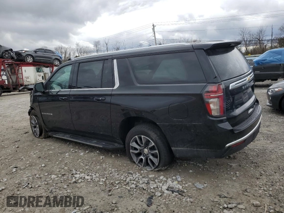 2021 Chevrolet Suburban LT z VIN 1GNSKCKD0MR157010, wystawiony jako Copart lot #49963535 z przebiegiem 68 685 mil mil oraz Szkoda całkowita • Salvage title. Historia ofert i sprzedaży dostępna na DreamBid. Obrazek 2.