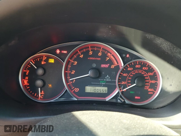 2011 Subaru WRX WRX STI with VIN JF1GV8J64BL524325, listed as a Copart auction lot 65001825 with 100,559 mi miles and Salvage title. Bid and sale history available at DreamBid. Image 9.