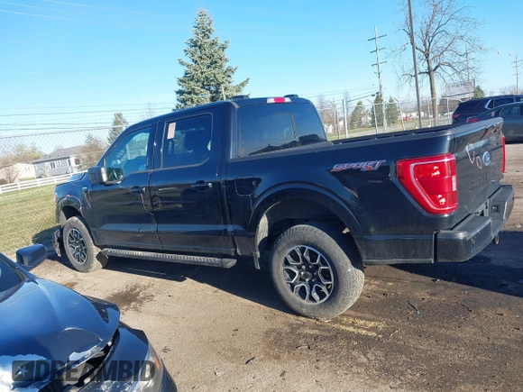 2023 Ford F-150 XL with VIN 1FTFW1E86PFA69635, listed as a IAAI auction lot 41885772 with 26,280 mi miles and . Bid and sale history available at carsss.com. Image 14.