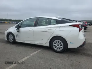 2019 Toyota Prius L Eco z VIN JTDKARFU4K3091067, wystawiony jako Copart lot #59710505 z przebiegiem 80 659 mil mil oraz Szkoda całkowita • Salvage title. Historia ofert i sprzedaży dostępna na DreamBid. Obrazek 2.