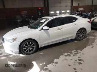 2018 Acura TLX with VIN 19UUB2F38JA008143, listed as a IAAI auction lot 41161669 with 105,483 mi miles. Bid and sale history available at carsss.com. Image 18.