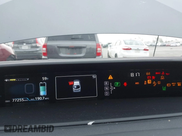 2018 Toyota Prius Plus with VIN JTDKARFP5J3095377, listed as a IAAI auction lot 42153552 with 77,255 mi miles and . Bid and sale history available at DreamBid. Image 7.