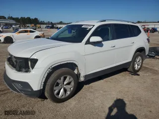 2019 Volkswagen Atlas 3.6L V6 S with VIN 1V2GR2CA5KC563016, listed as a Copart auction lot 85898544 with 57,053 mi miles and Salvage Title. Bid and sale history available at carsss.com. Image 1.