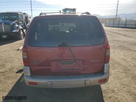 1999 Pontiac Montana with VIN 1GMDX03E0XD248316, listed as a Copart auction lot 89263975 with 0 mi miles and Salvage Title. Bid and sale history available at carsss.com. Image 6.