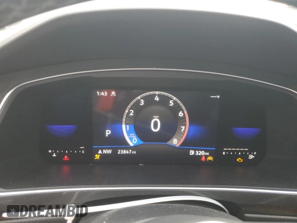2023 Volkswagen Tiguan SE с VIN 3VVMB7AX8PM011840, выставлен на аукционе Copart как лот 83008624 с пробегом 23 847 миль миль и Списание • Salvage title. История ставок и продаж доступна на DreamBid. Изображение 9.