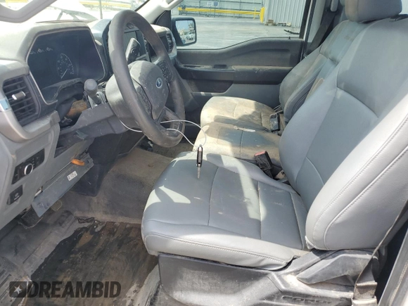 2022 Ford F-150 XL with VIN 1FTMF1EB2NKE16983, listed as a Copart auction lot 60933255 with Not provided miles and Salvage title. Bid and sale history available at DreamBid. Image 7.