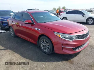 2017 Kia Optima LX 1.6T with VIN 5XXGT4L19HG126532, listed as a IAAI auction lot 41899304 with 130,739 mi miles. Bid and sale history available at carsss.com. Image 1.