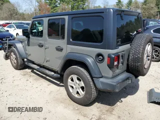 2019 Jeep Wrangler Unlimited Sport Altitude z VIN 1C4HJXDG4KW529970, wystawiony jako Copart lot #55122455 z przebiegiem 78 460 mil mil oraz Szkoda całkowita • Salvage title. Historia ofert i sprzedaży dostępna na DreamBid. Obrazek 2.