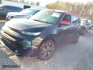 2020 Kia Soul GT-Line with VIN KNDJ63AU6L7003129, listed as a IAAI auction lot 41847674 with 57,097 mi miles. Bid and sale history available at carsss.com. Image 18.