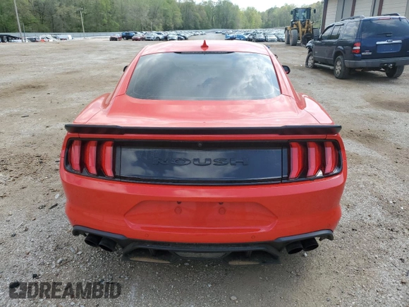 2022 Ford Mustang GT with VIN 1FA6P8CFXN5133725, listed as a Copart auction lot 49670535 with 37,297 mi miles and Salvage Title. Bid and sale history available at carsss.com. Image 6.