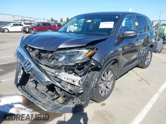 2020 Honda Pilot EX-L with VIN 5FNYF5H51LB020830, listed as a IAAI auction lot 42255746 with 60,503 mi miles and . Bid and sale history available at DreamBid. Image 21.