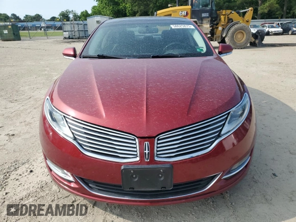 2014 Lincoln MKZ with VIN 3LN6L2G98ER805989, listed as a Copart auction lot 58625875 with 101,185 mi miles and Salvage title. Bid and sale history available at DreamBid. Image 5.