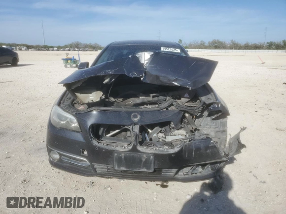 2014 BMW 5 Series 528i with VIN WBA5A5C54ED510906, listed as a Copart auction lot 49529525 with 163,039 mi miles and Salvage Title. Bid and sale history available at carsss.com. Image 5.
