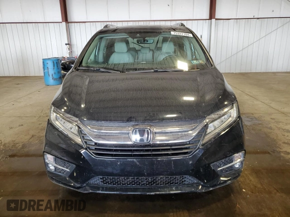 2020 Honda Odyssey Touring with VIN 5FNRL6H87LB006802, listed as a Copart auction lot 75322104 with 49,309 mi miles and Salvage Title. Bid and sale history available at DreamBid. Image 5.