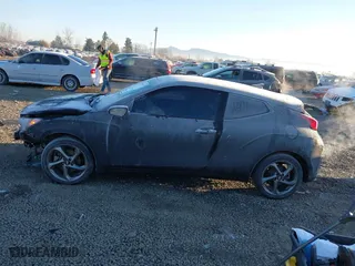 2019 Hyundai Veloster 2.0 with VIN KMHTG6AF6KU016662, listed as a IAAI auction lot 41354487 with 95,623 mi miles. Bid and sale history available at carsss.com. Image 14.