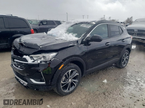 2021 Buick Encore GX Select with VIN KL4MMESL0MB153797, listed as a Copart auction lot 49179905 with 62,498 mi miles and Salvage title. Bid and sale history available at DreamBid. Image 1.