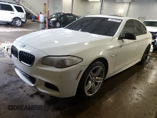 2013 BMW 5 Series 535i xDrive with VIN WBAFU7C53DDU69352, listed as a Copart auction lot 46872875 with 119,610 mi miles and Salvage title. Bid and sale history available at DreamBid. Image 1.