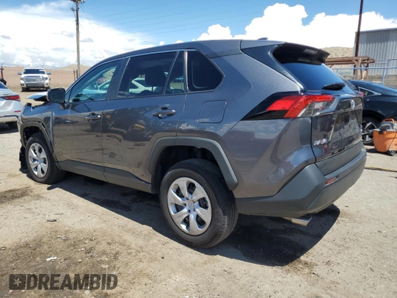 2024 Toyota RAV4 LE with VIN 2T3F1RFV9RC476045, listed as a Copart auction lot 55453285 with 7,622 mi miles and Salvage title. Bid and sale history available at DreamBid. Image 2.