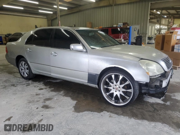 2003 Lexus LS 430 z VIN JTHBN30F530115129, wystawiony jako Copart lot #56521665 z przebiegiem 278 666 mil mil oraz Szkoda całkowita • Salvage title. Historia ofert i sprzedaży dostępna na DreamBid. Obrazek 4.
