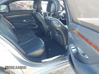 2015 Mercedes-Benz S-Class S 550 with VIN WDDUG8CB7FA072704, listed as a IAAI auction lot 41473437 with 1 mi miles. Bid and sale history available at carsss.com. Image 8.