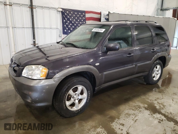 2005 Mazda Tribute i with VIN 4F2YZ92Z35KM49077, listed as a Copart auction lot 55406204 with 110,959 mi miles and Non Repairable. Bid and sale history available at carsss.com. Image 1.