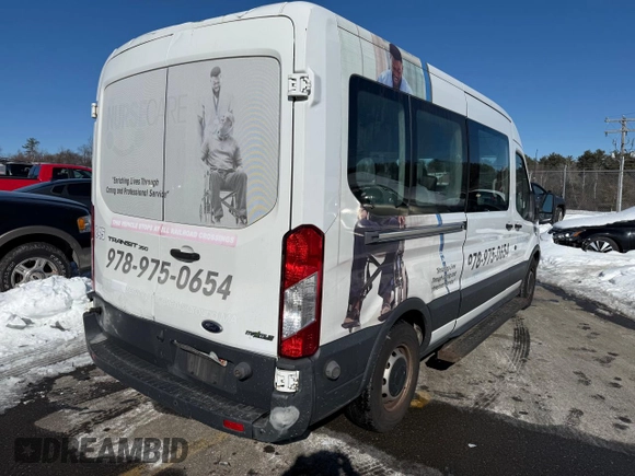 2016 Ford Transit XL with VIN 1FBAX2CMXGKB29845, listed as a Copart auction lot 46722645 with 224,377 mi miles and Clean title. Bid and sale history available at DreamBid. Image 4.