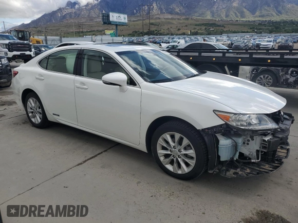 2014 Lexus ES 300h with VIN JTHBW1GG4E2042553, listed as a Copart auction lot 55691465 with 65,045 mi miles and Salvage title. Bid and sale history available at DreamBid. Image 4.
