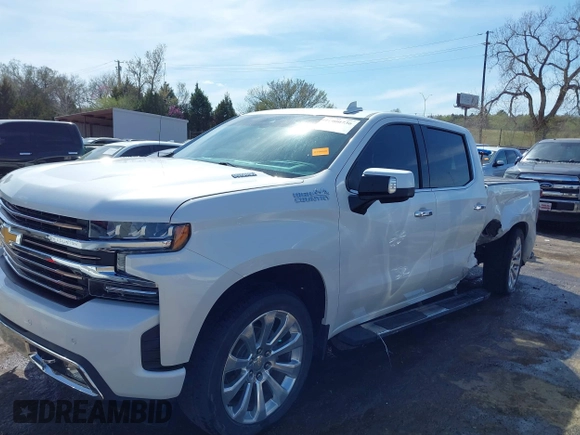2021 Chevrolet Silverado 1500 High Country with VIN 3GCUYHET6MG128594, listed as a IAAI auction lot 41900736 with 51,680 mi miles. Bid and sale history available at carsss.com. Image 14.