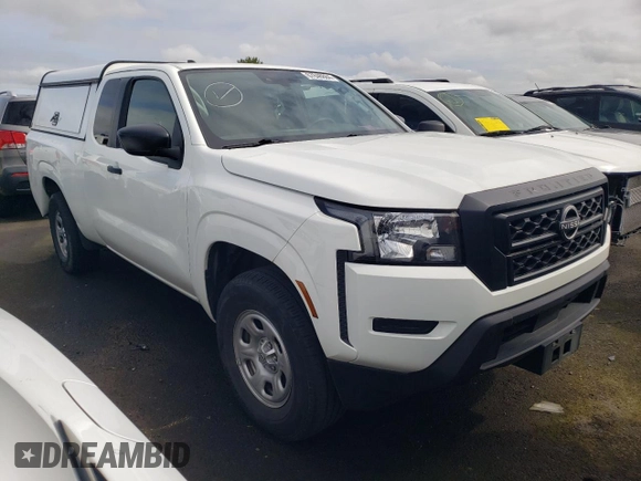 2022 Nissan Frontier S with VIN 1N6ED1CM7NN663880, listed as a Copart auction lot 67846884 with 30,240 mi miles and Salvage title. Bid and sale history available at DreamBid. Image 4.